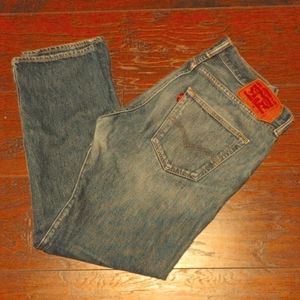 Levi's 501 buttonfly classic men's blue jeans fits W34xL30